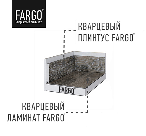 Кварцевый плинтус Fargo JC 11015-1 Фисташковый базальт Кварцевый плинтус Fargo JC 11015-1 Фисташковый базальт